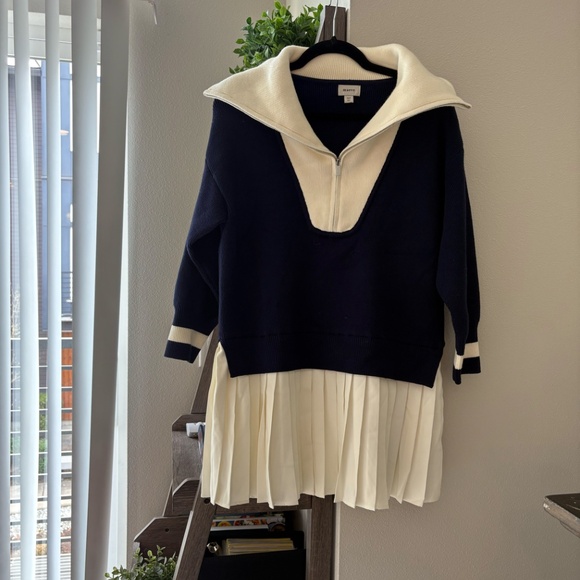 Anthropologie Twofer Mini Dress | Size XS P - Picture 2 of 4